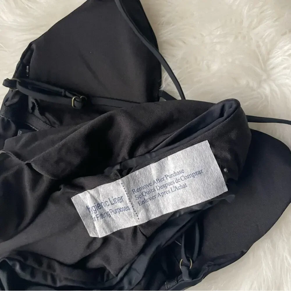 BECCA by Rebecca Virtue Black One Piece Swimsuit NWOT